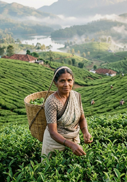 Munnar Tea Plantation Worker